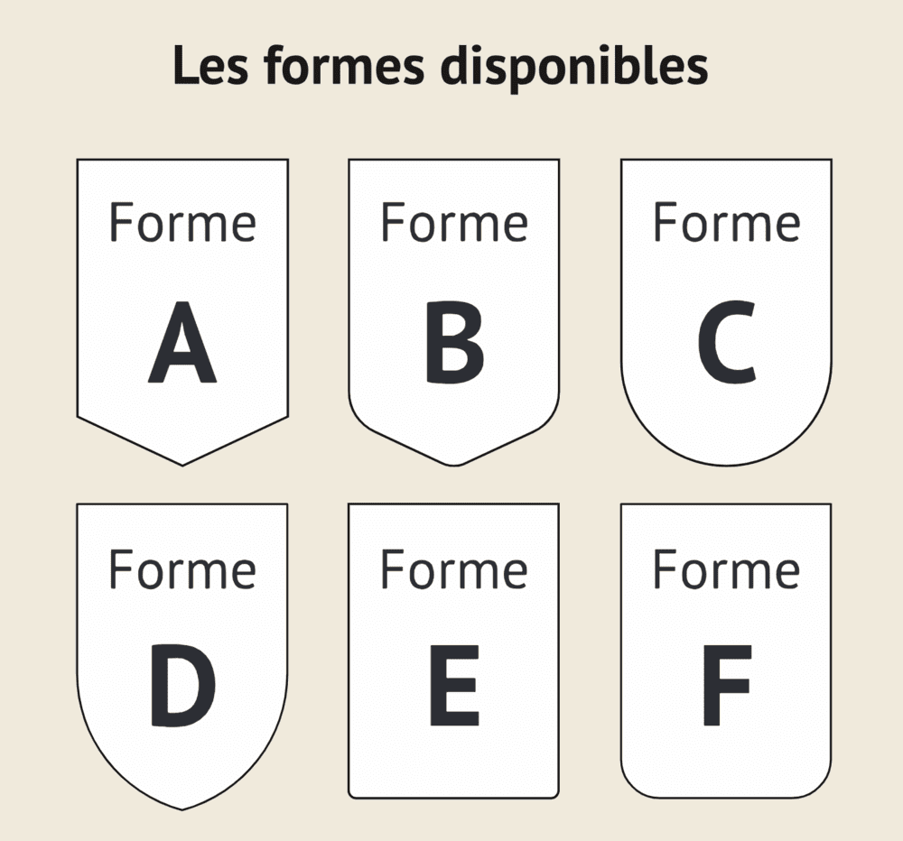 forme fanions